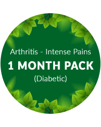 Arthritis (Intense pains) 1 month Pack for Diabetics