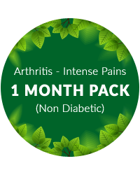 Arthritis (Intense pains) 1 month Pack for Non Diabetics