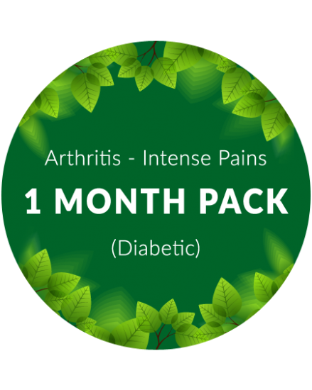 Arthritis (Intense pains) 1 month Pack for Diabetics - Click Image to Close