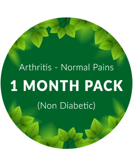 Arthritis (Normal pains) 1 month Pack for Non Diabetic Patients - Click Image to Close