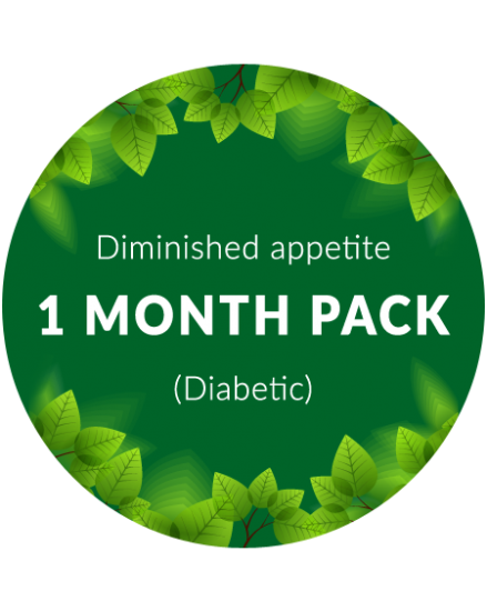 Diminished appetite 1 month pack for diabetic patients - Click Image to Close