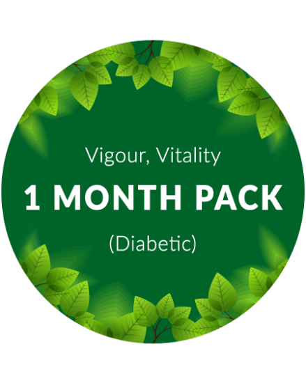 Vigour, Vitality 1 month pack for Diabetic Patients - Click Image to Close