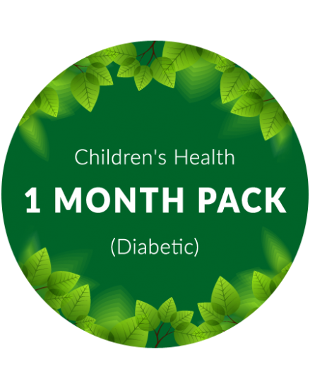 Children's Health 1 month pack for diabetic patients - Click Image to Close