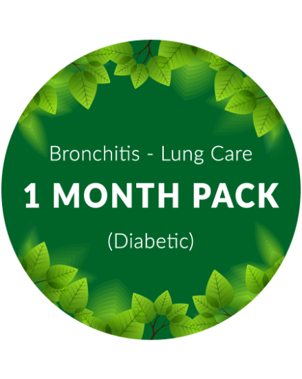 Bronchitis - Lung Care 1 month pack for diabetic patients - Click Image to Close