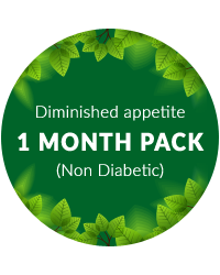 Diminished appetite 1 month pack for non diabetic patients