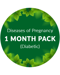 Diseases of Pregnancy 1 month pack for diabetic patients