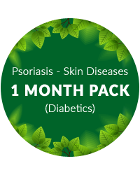 Psoriasis - Skin Diseases 1 month pack for diabetic patients