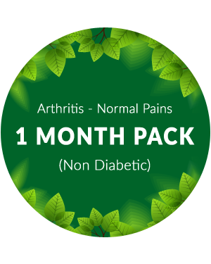 Arthritis (Normal pains) 1 month Pack for Non Diabetic Patients