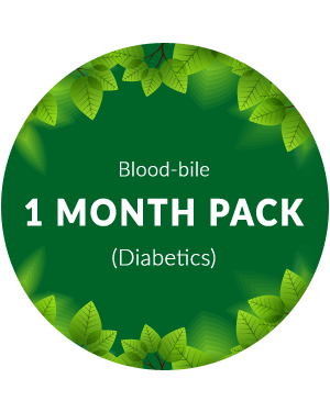 Blood-bile 1 month pack for diabetic patients