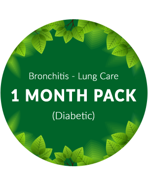 Bronchitis - Lung Care 1 month pack for diabetic patients