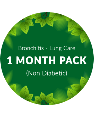 Bronchitis - Lung Care 1 month pack for non diabetic patients