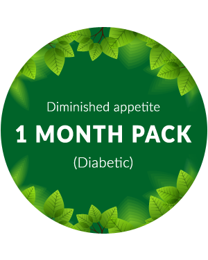 Diminished appetite 1 month pack for diabetic patients