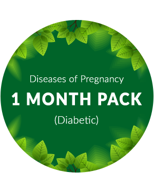Diseases of Pregnancy 1 month pack for diabetic patients