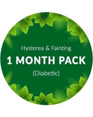 Hysteria & Fainting 1 month pack for diabetic patients