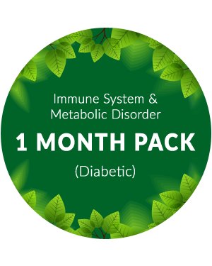 Immune System & Metabolic Disorder 1 month pack- diabetics
