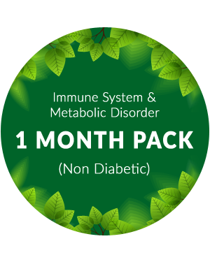 Immune System & Metabolic Disorder 1 month pack - non diabetics