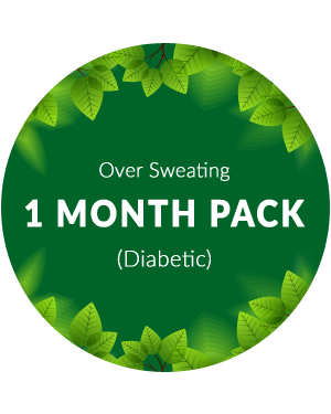 Over Sweating 1 mth pack for diabetic patients