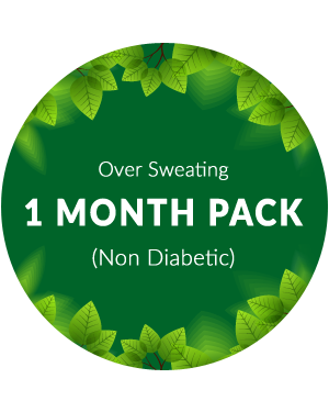 Over Sweating 1 mth pack for non diabetic patients