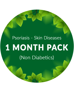 Psoriasis - Skin Diseases 1 month pack for non diabetic patients